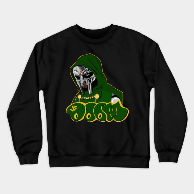 Mf Doom! Crewneck Sweatshirt by Diamond Creative